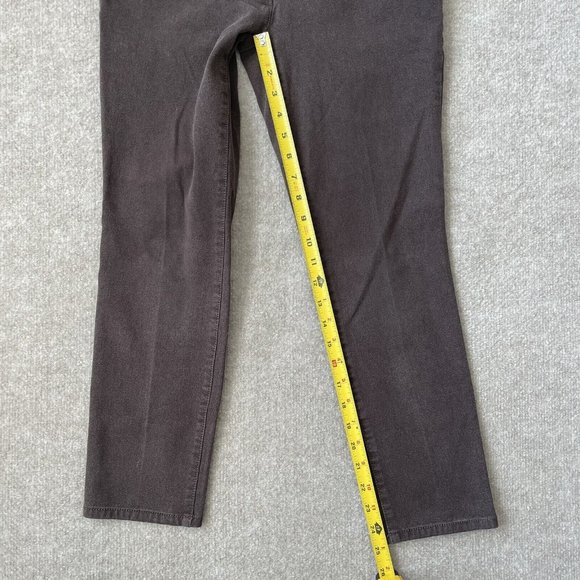 Chico's Jeans Womens 00 Short (Size 2 Short) Brown Crop Stretch So Slimming - Picture 7 of 10
